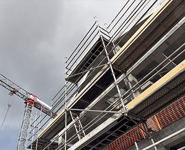 New build scaffolding Burnley – complete site coverage